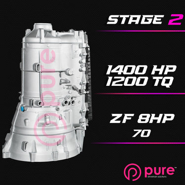 PURE ZF 8HP70 STAGE 2 TRANSMISSION UPGRADE 1400HP/1200TQ